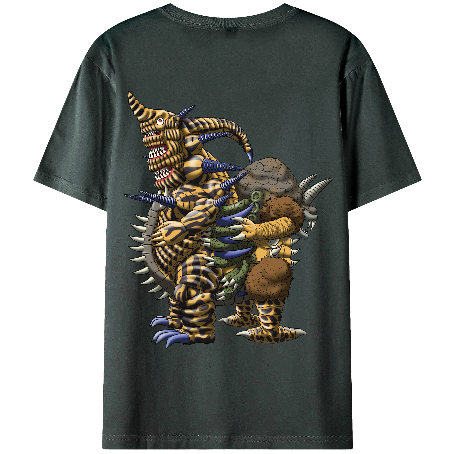 （画像用） ウルトラマン Ultraman 綿100％ メンズ半袖Tシャツ（バックプリント） 通気性